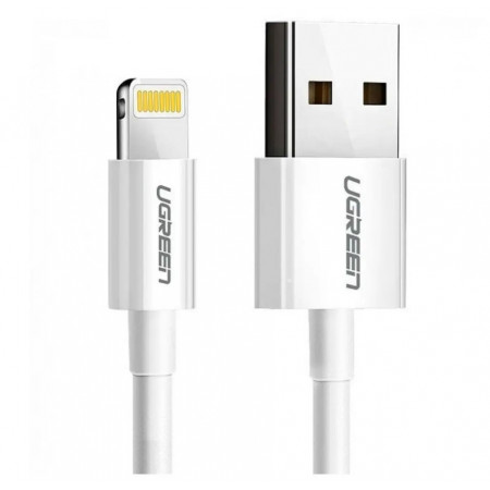 Кабель Lightning 8-pin - USB 2.0 Type-A Ugreen US155 (80315) 1.5 м белый