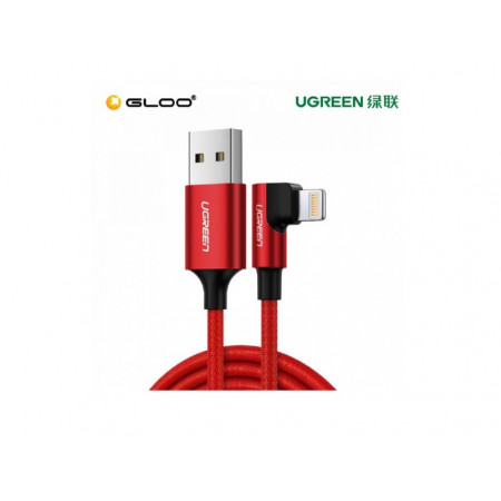 Кабель Lightning 8-pin - USB 2.0 Type-A Ugreen US299 (60555) 1 м красный