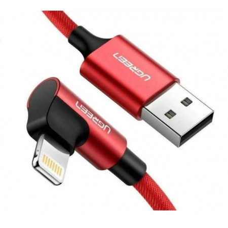 Кабель Lightning 8-pin - USB 2.0 Type-A Ugreen US299 (60555) 1 м красный