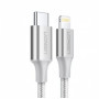 Кабель Lightning 8-pin MFI - USB Type-C Ugreen US304 (70524) 1.5 м серый