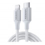 Кабель Lightning 8-pin MFI - USB Type-C Ugreen US304 (70524) 1.5 м серый