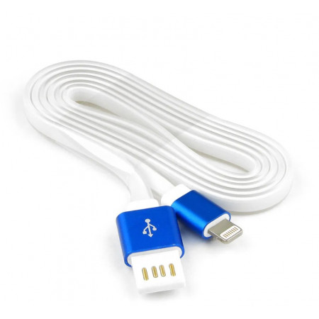 Кабель Lightning 8-pin - USB 2.0 Type-A Cablexpert CC-ApUSBb1m 1 м белый