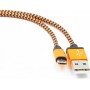 Кабель micro USB - USB 2.0 Type-A Cablexpert CC-mUSB2oe1m 1 м оранжевый
