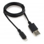 Кабель Lightning 8-pin - USB 2.0 Type-A Cablexpert CC-USB-AP2MBP 1 м черный