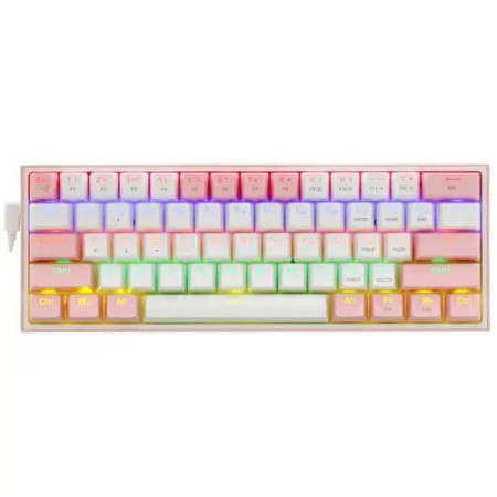 Клавиатура проводная Redragon Fizz (70672) розовый