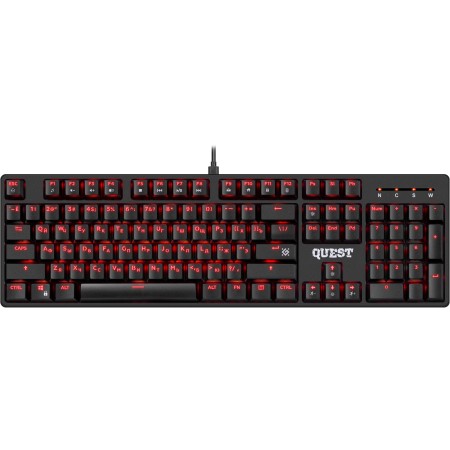 Клавиатура проводная Defender Quest GK-596 (45596) чёрный
