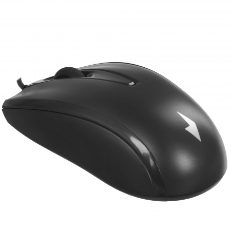 Мышь проводная Gembird MOP-110 чёрный