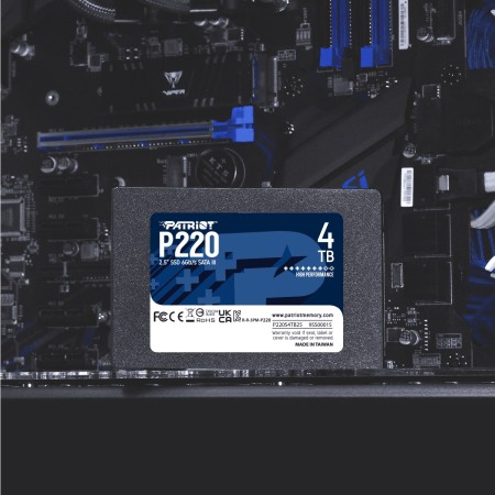 128 ГБ SSD диск Patriot P220 (P220S128G25) черный