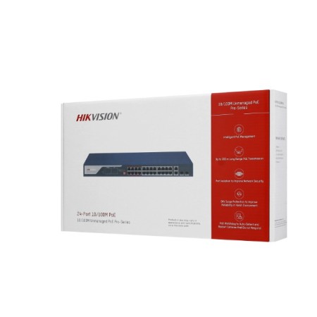 Коммутатор Hikvision DS-3E0326P-E(C) синий