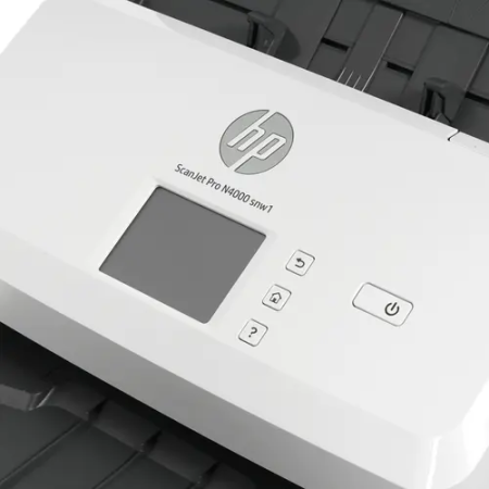 Сканер HP Scanjet Pro N4000 snw1 (6FW08A) белый