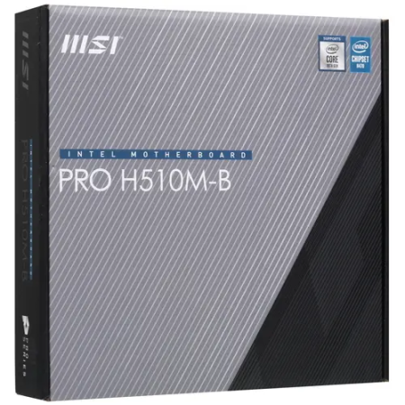 Материнская плата MSI PRO H510M-B черный