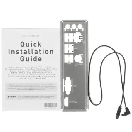 Материнская плата MSI PRO H510M-B черный