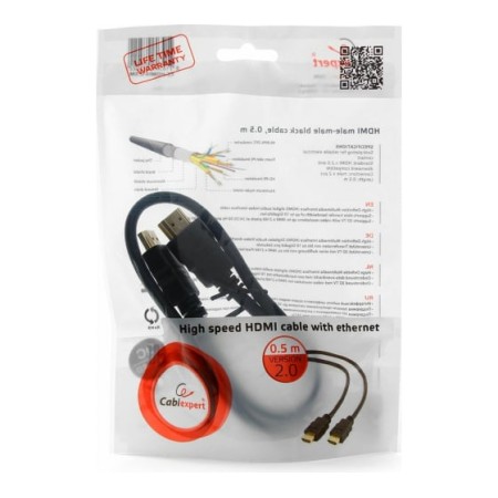 Кабель HDMI - HDMI Cablexpert CC-HDMI4-0.5M 0.5 м черный