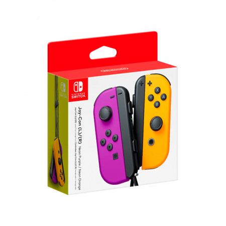 Джойстик беспроводной/проводной Nintendo Joy-Con фиолетовый/оранжевый/черный