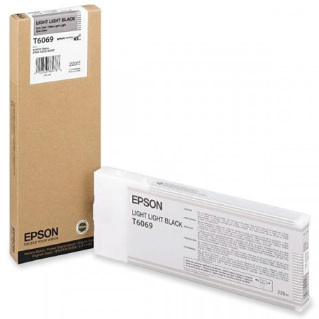 Картридж струйный Epson (C13T606900) светло-серый