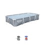 Бассейн каркасный Bestway Steel Pro 561FV (366x201x66 см) серый