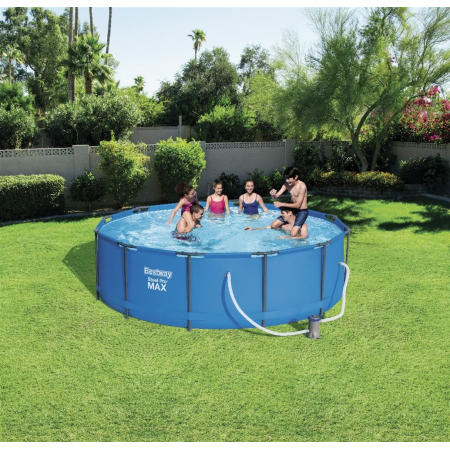Бассейн каркасный Bestway Steel Pro MAX 56984 (305х100 см) синий