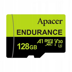 128 ГБ Карта памяти Apacer AP128GEDM1D05-R microSDXC чёрный + адаптер