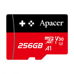 256 ГБ Карта памяти Apacer AP256GMCSX10U7-RAGC microSDXC чёрный