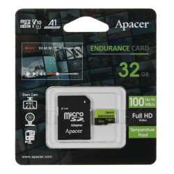 32 ГБ Карта памяти Apacer Endurance microSDHC (AP32GEDM0D05-R) черный + адаптер