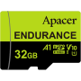 32 ГБ Карта памяти Apacer AP32GEDM0D05-R microSDXC чёрный + адаптер