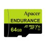 64 ГБ Карта памяти Apacer microSDXC (AP64GEDM1D05-R) чёрный + адаптер