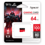64 ГБ Карта памяти Apacer microSDXC (AP64GMCSX10U7-RAGC) чёрный
