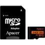 64 ГБ Карта памяти Apacer microSDXC (AP64GMCSX10U8-R) чёрный + адаптер