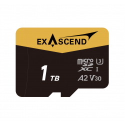 1 ТБ Карта памяти Exascend Catalyst (EX1TUSDU1-AD) microSDXC чёрный + адаптер