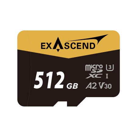 512 ГБ Карта памяти Exascend Catalyst microSDXC (EX512GUSDU1-AD) чёрный + адаптер