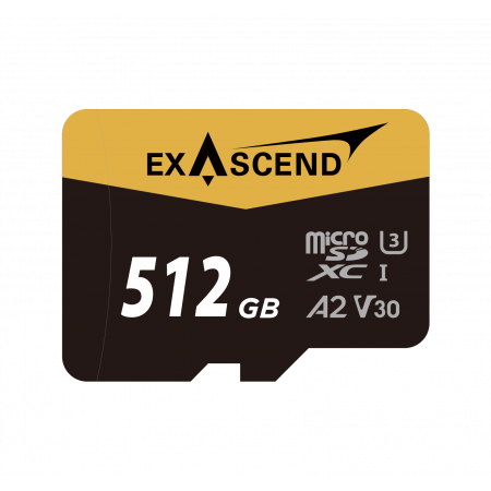 512 ГБ Карта памяти Exascend Catalyst (EX512GUSDU1-AD) microSDXC чёрный + адаптер