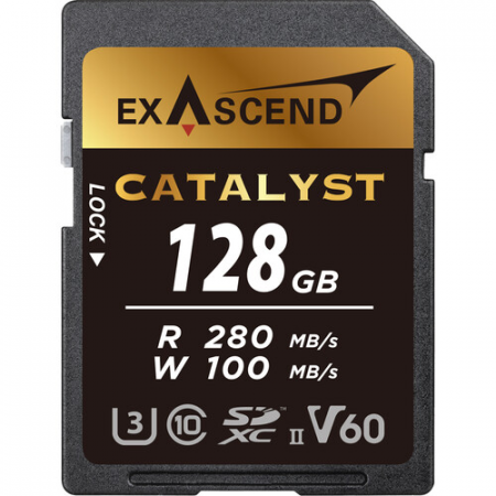 128 ГБ Карта памяти Exascend Catalyst SDXC (EX128GSDV60) чёрный