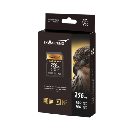 256 ГБ Карта памяти Exascend Catalyst SDXC (EX256GSDU1) чёрный