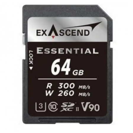 64 ГБ Карта памяти Exascend Catalyst SDXC (EX64GSDU2) чёрный