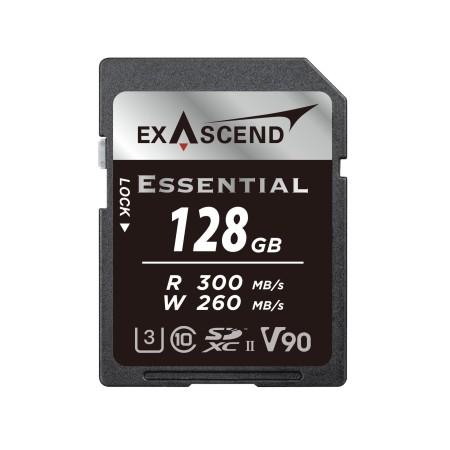128 ГБ Карта памяти Exascend Essential SDXC (EX128GSDU2-S) черный