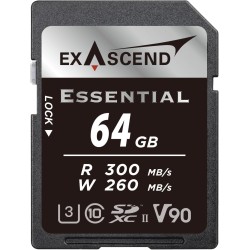 64 ГБ Карта памяти Exascend Essential SDXC (EX64GSDU2-S) черный