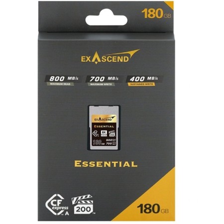 180 ГБ Карта памяти Exascend Essential CF (EXPC3EA180GB) черный