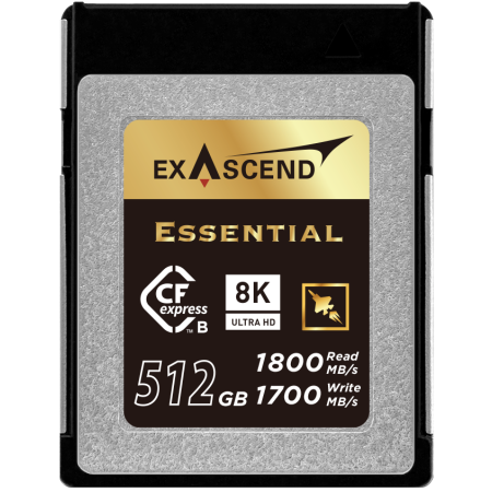 512 ГБ Карта памяти Exascend Essential CF (EXPC3E512GB) черный