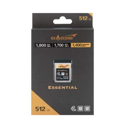 512 ГБ Карта памяти Exascend Essential CF (EXPC3E512GB) черный