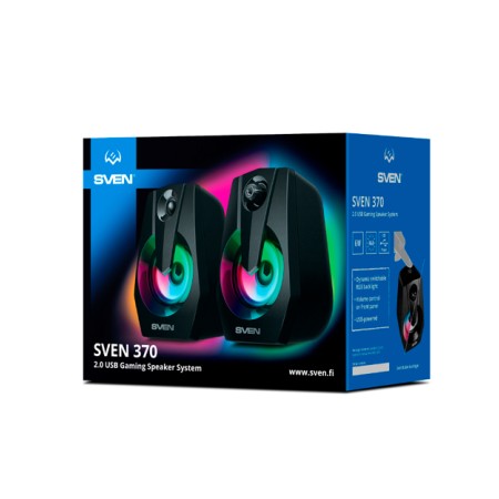 Колонки SVEN 370 (SV-020552) черный