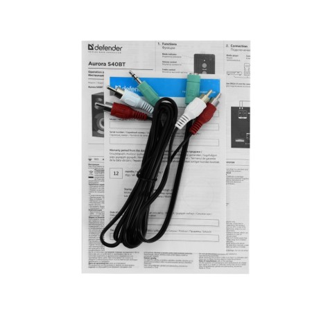 Колонки Defender Aurora S40 BT черный