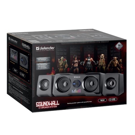 Колонки Defender Soundwall черный