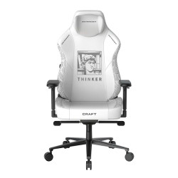 Кресло игровое DXRacer Craft Standard F-23-Thinker (GC/LCF23LTA/THINKER) белый/черный