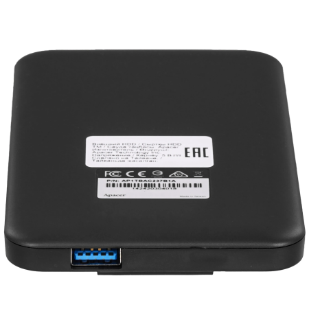 1 ТБ Внешний жесткий диск Apacer AC237 (AP1TBAC237B-1) черный