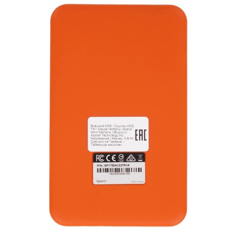 1 ТБ Внешний жесткий диск Apacer AC237 (AP1TBAC237R-1) красный