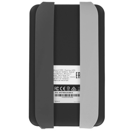2 ТБ Внешний жесткий диск Apacer AC533 (AP2TBAC533B-1) черный