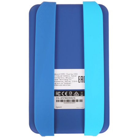 2 ТБ Внешний жесткий диск Apacer AC533 (AP2TBAC533U-1) синий