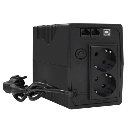 ИБП ExeGate ULB-850 (ULB-850.LCD.AVR.2SH) черный (С АККУМУЛЯТОРОМ)