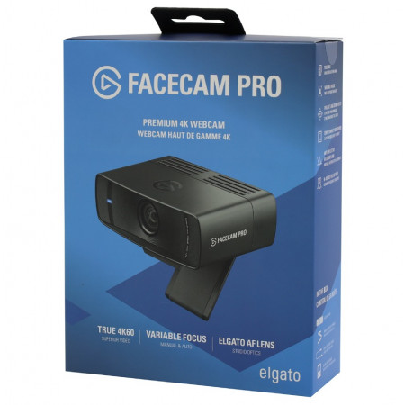 Веб-камера Elgato FaceCam Pro (10WAB9901) черный