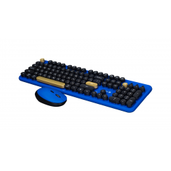 Клавиатура + мышь беспроводная Aula AC306 Djona синий